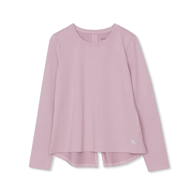 Eddie Bauer Back-Vent Active Top bluza roz pudrat sport
