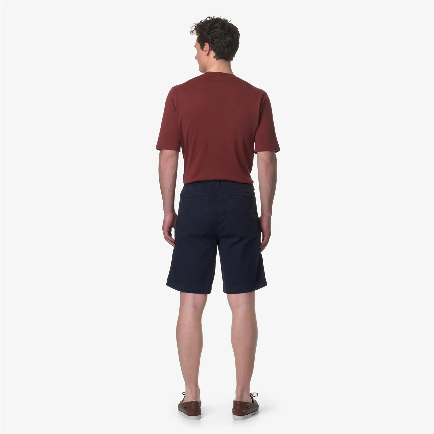 K-Way Theon bermude chino Blue Depth elastice