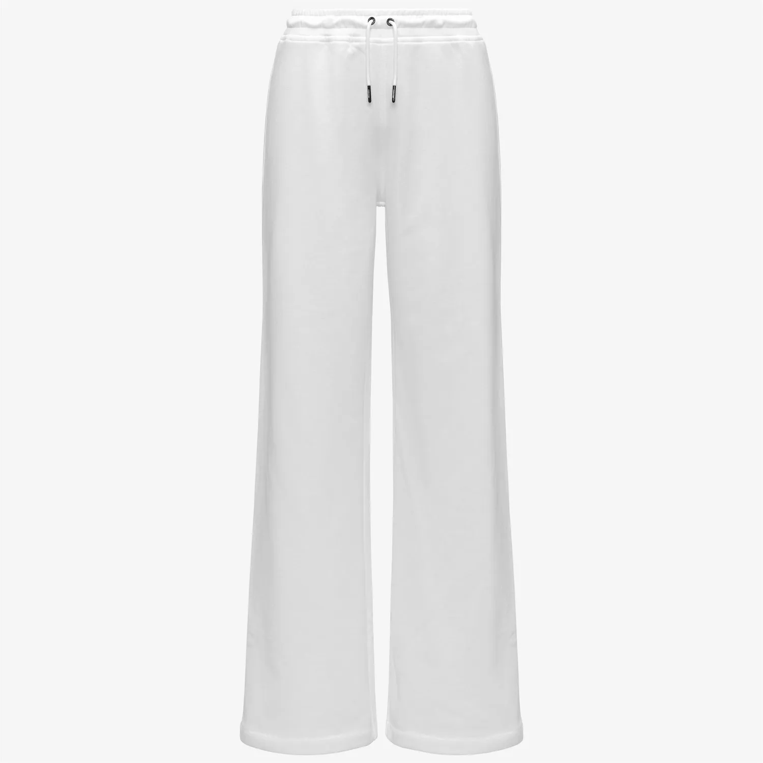K-Way Poly Cotton Loyre pantaloni sport dama albi largi