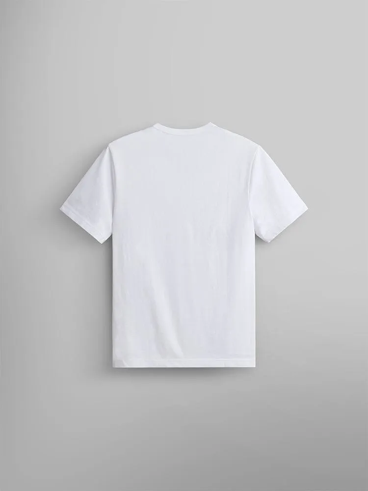 Alpha Industries Essential tricou bumbac alb-verde 8 culori