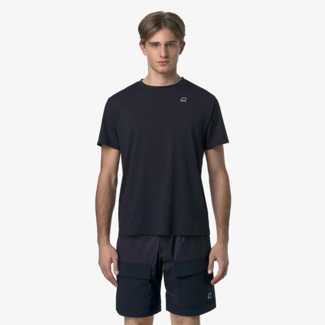 K-Way Graphite tricou Blue Depth respirabil
