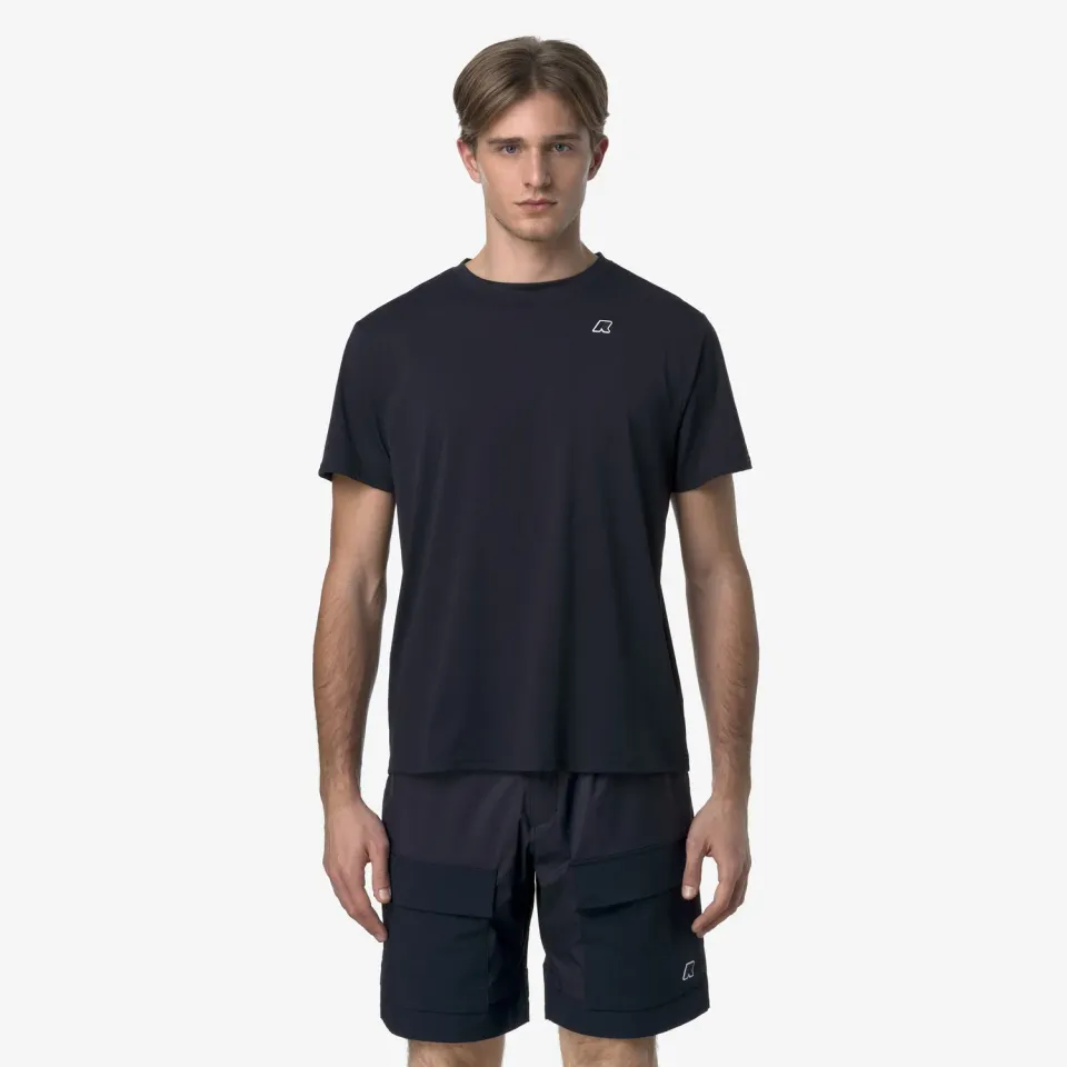 K-Way Graphite tricou Blue Depth respirabil