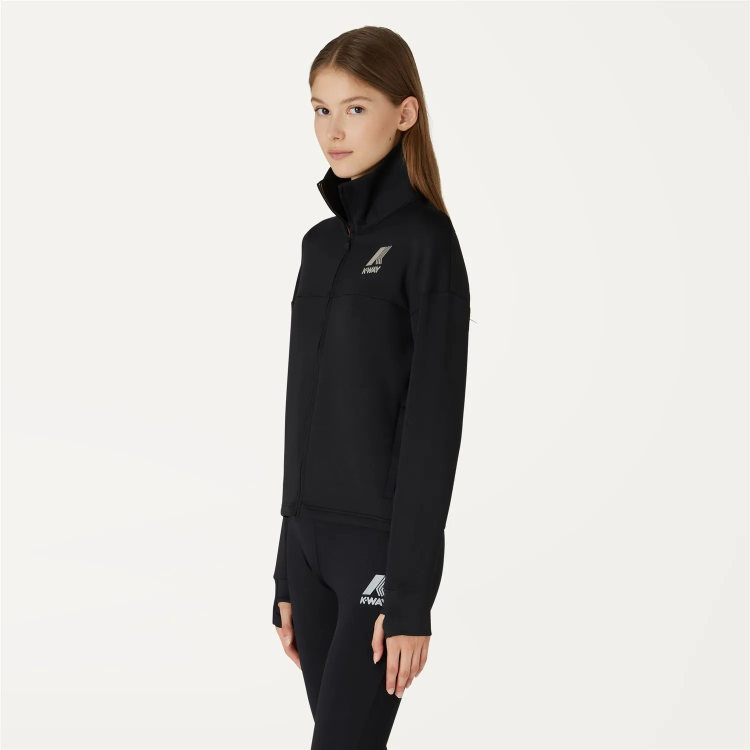 K-Way Jo Anne jacheta fleece dama Black Pure sport
