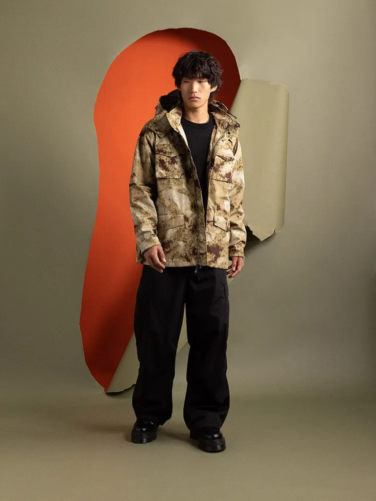 Alpha Industries M-65 Tactical palton verde camuflaj nailon