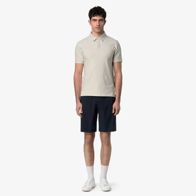 K-Way Ilton pantaloni scurți bărbați albaștri stretch