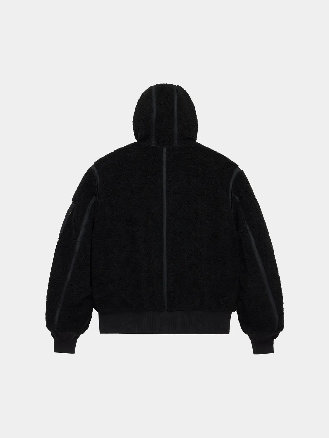 Alpha Industries Sherpa Onion Quilting geaca flight negru sherpa