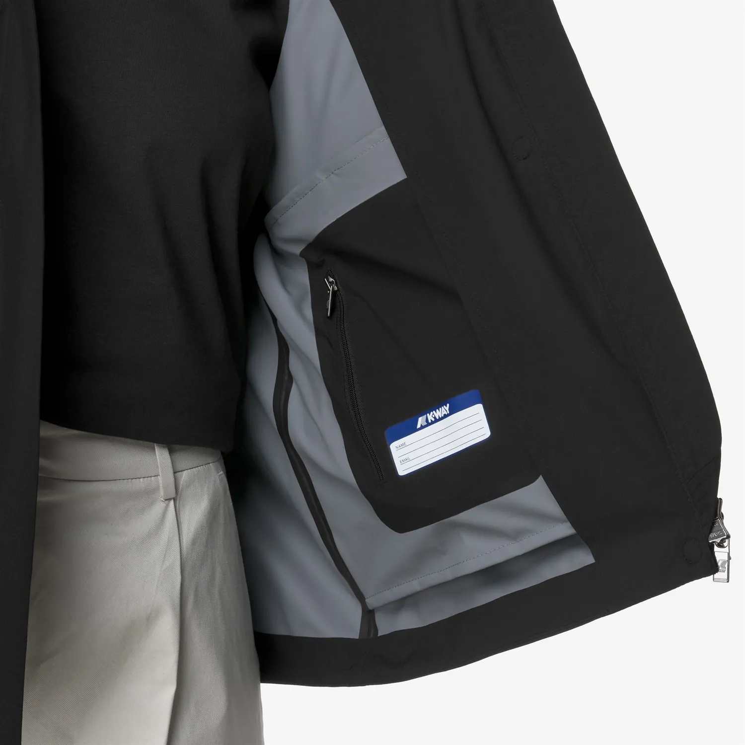 K-Way Arabel K61338W geaca dama Black Pure stretch