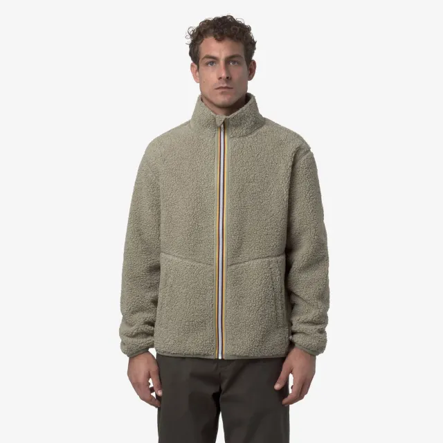 K-Way Pascal Sherpa geaca polar verde Green Oak