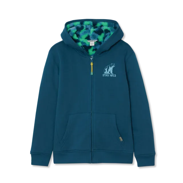 Eddie Bauer Camp Fleece hanorac copii Green Milieu