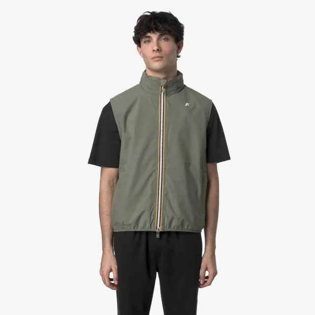 K-Way Valen Stretch Dot vesta barbati verde impermeabila