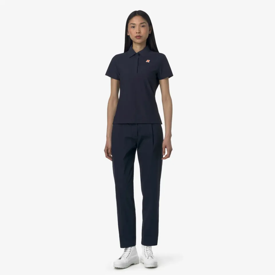 K-Way Eyre Twill Tech Golf pantaloni chino dama albastru stretch