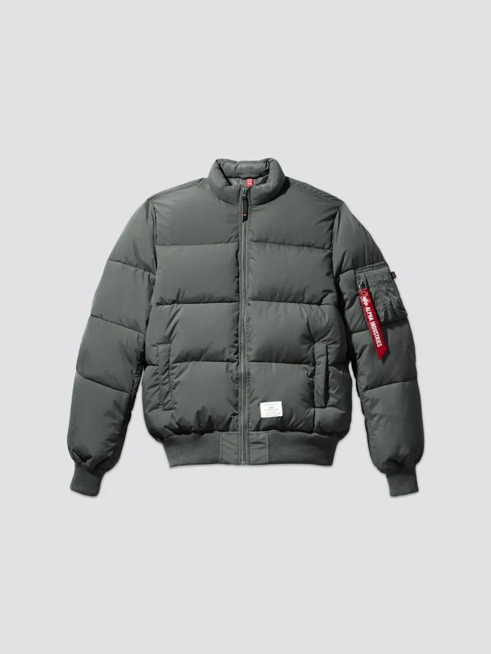 Alpha Industries MA-1 Quilted Bomber geacă gunmetal matlasată