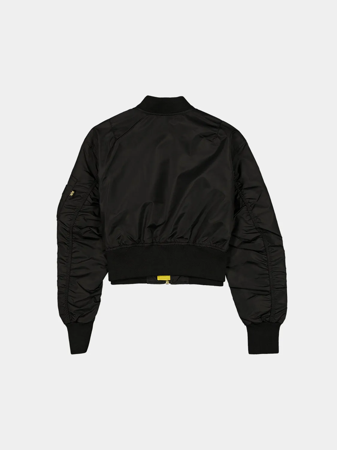 Alpha Industries L-2B Cropped Bomber geaca dama neagra