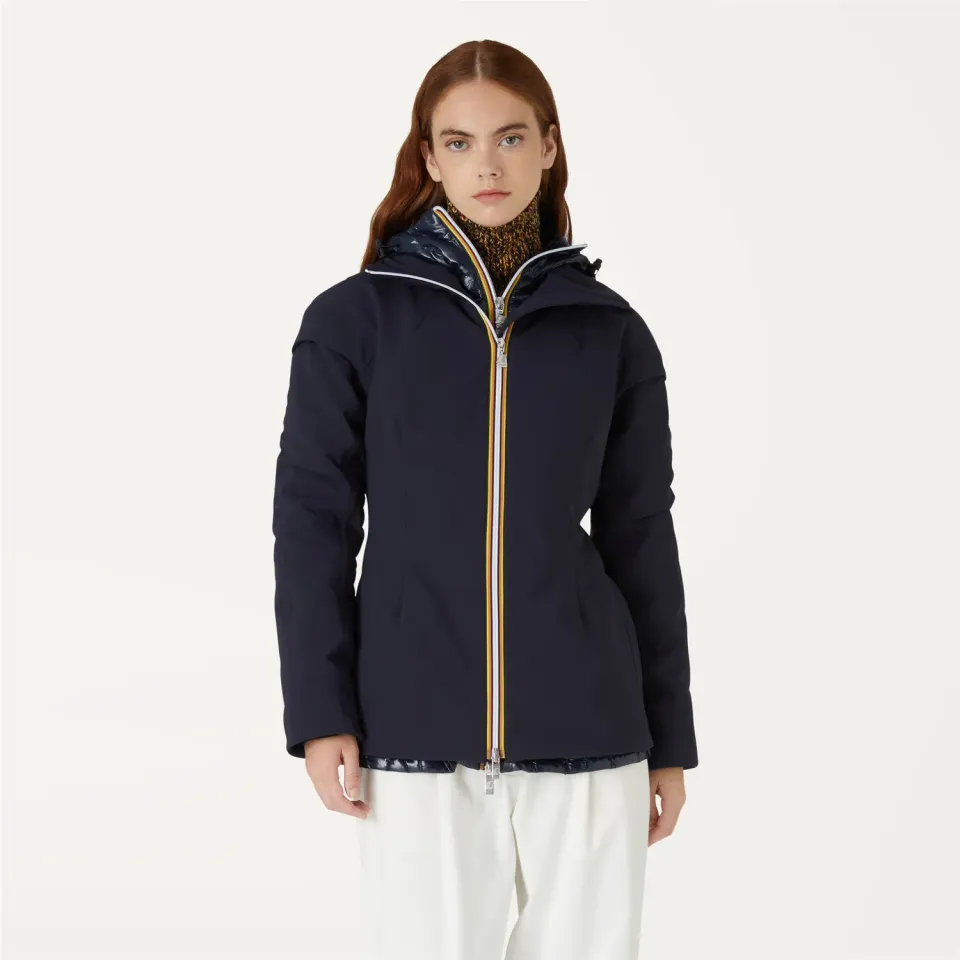 K-Way Soraye 3L Bonded Padded geaca dama bleumarin impermeabila