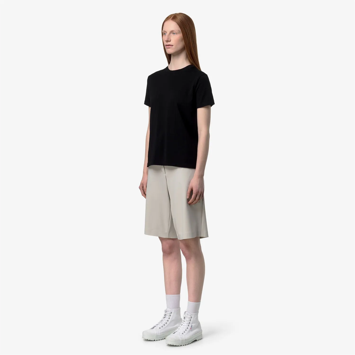 K-Way Lascaux pulover dama negru bumbac