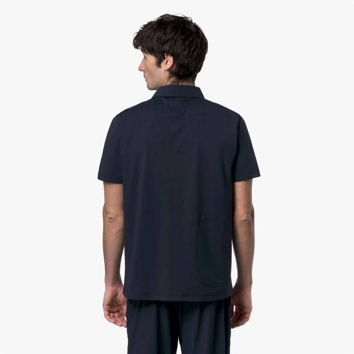 K-Way Decouvrir Travel tricou polo albastru quick-dry