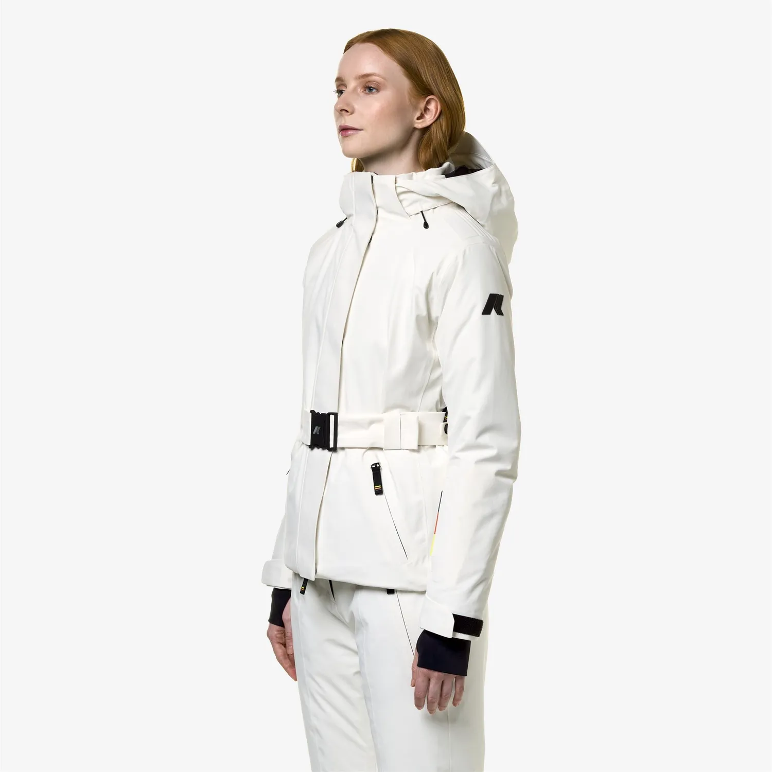K-Way Chevril Micro Twill geacă White Gardenia schi