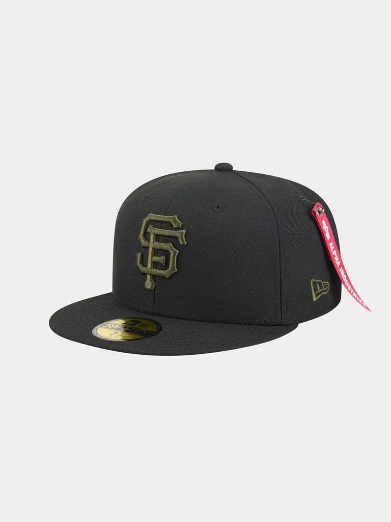 Alpha Industries San Francisco Giants New Era sapca fitted neagra 59FIFTY