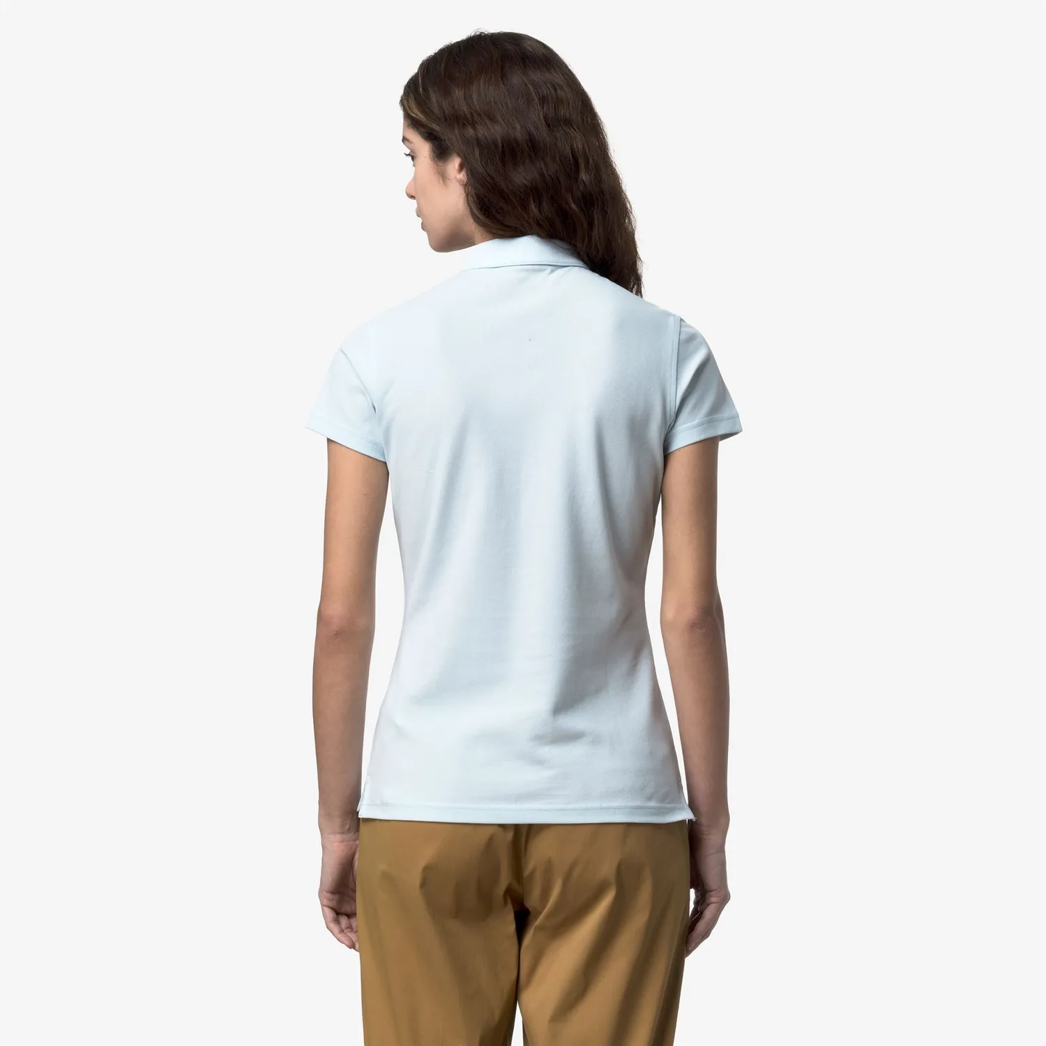 K-Way Amedea K1127GW polo damă albastru bumbac