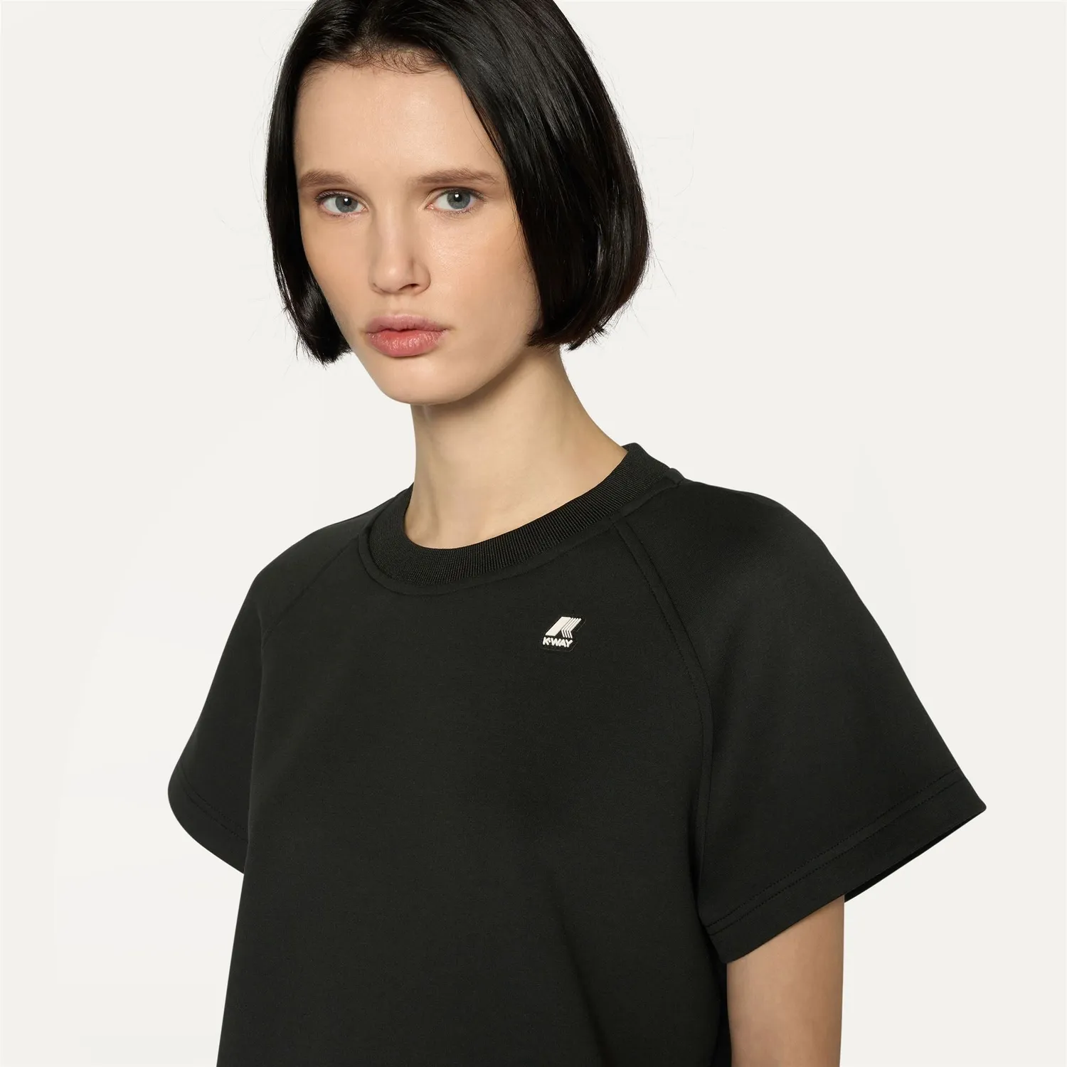 K-Way Guendaline tricou dama Black Pure scuba