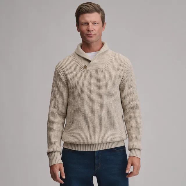 Eddie Bauer Holiday Festive pulover barbati gri calduros