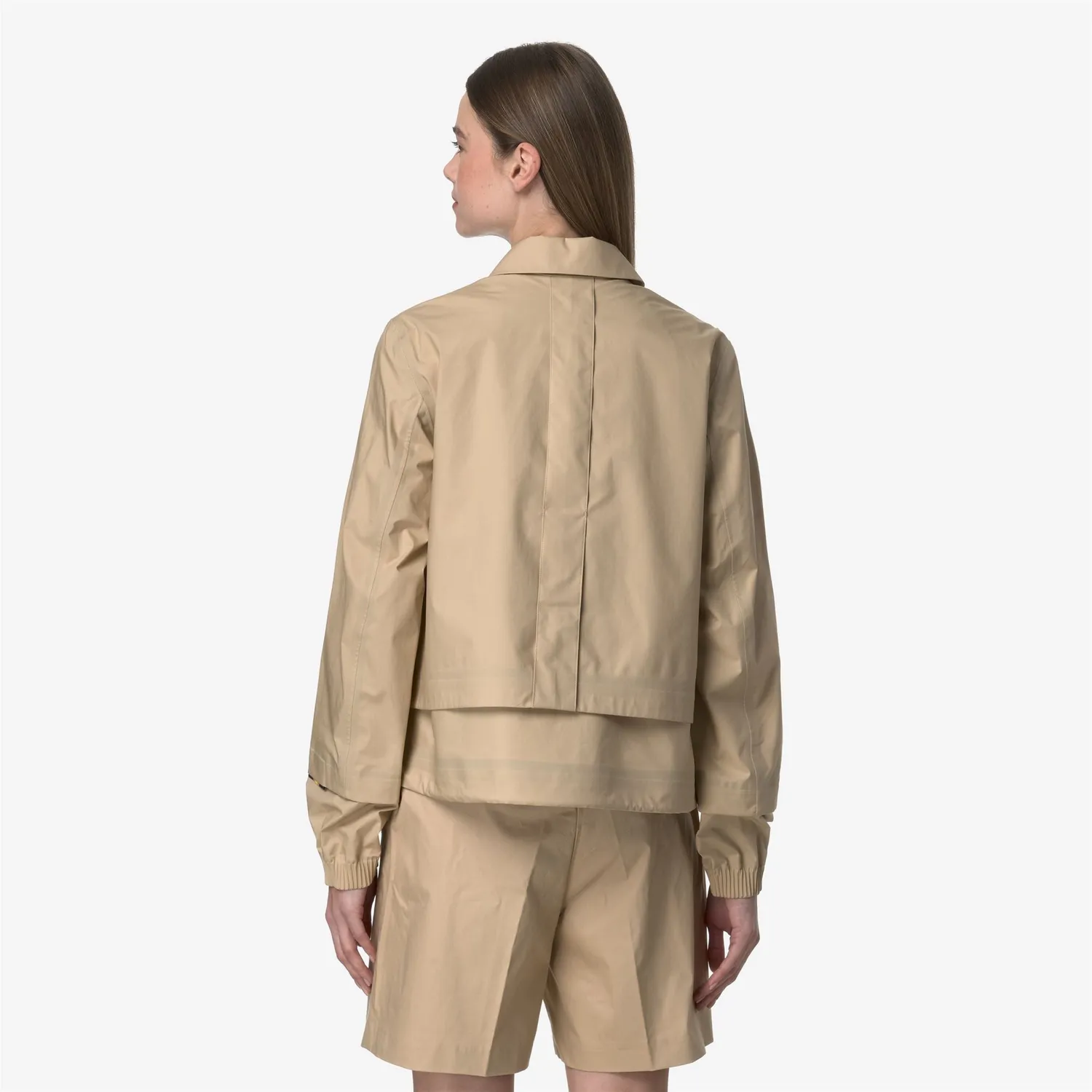 K-Way Isarty 3L Poplin geaca bej rope bumbac