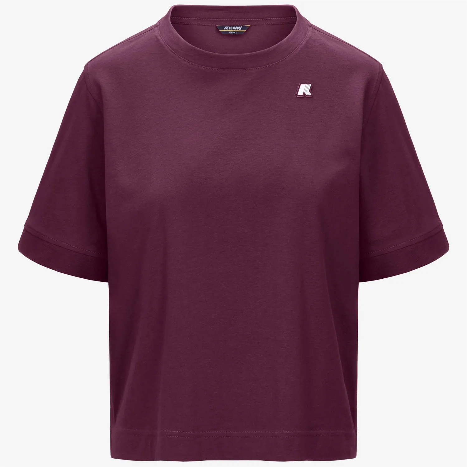 K-Way Selune Jersey tricou dama mov bumbac boxy