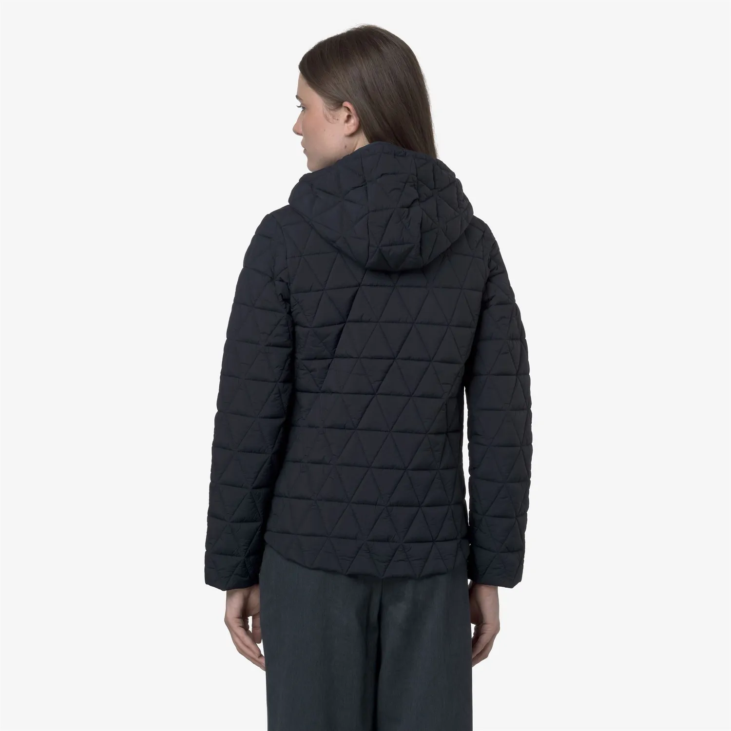 K-Way Lil Diamond Quilted geacă damă albastră căldură medie