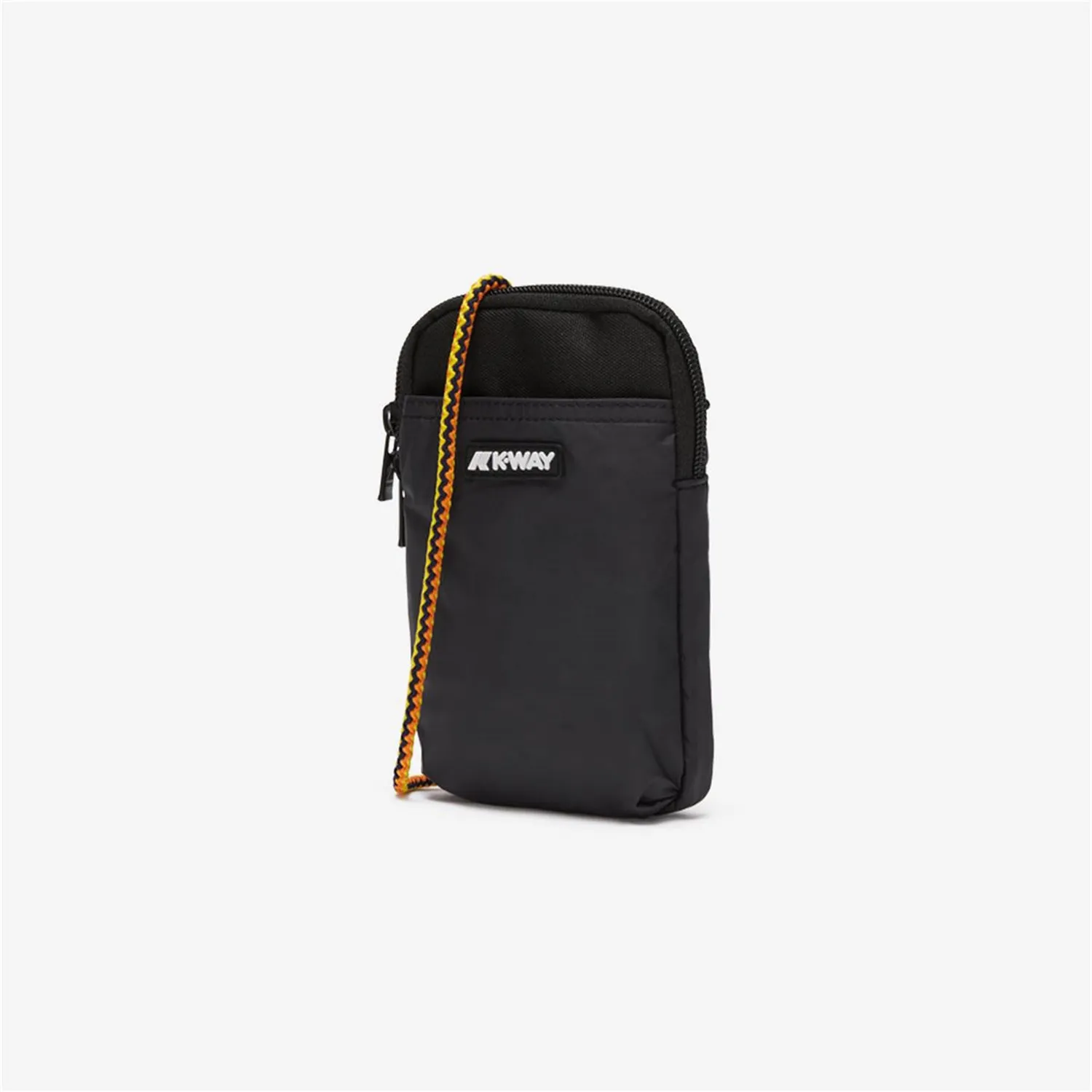 K-Way Vitree husa telefon neagra cu snur