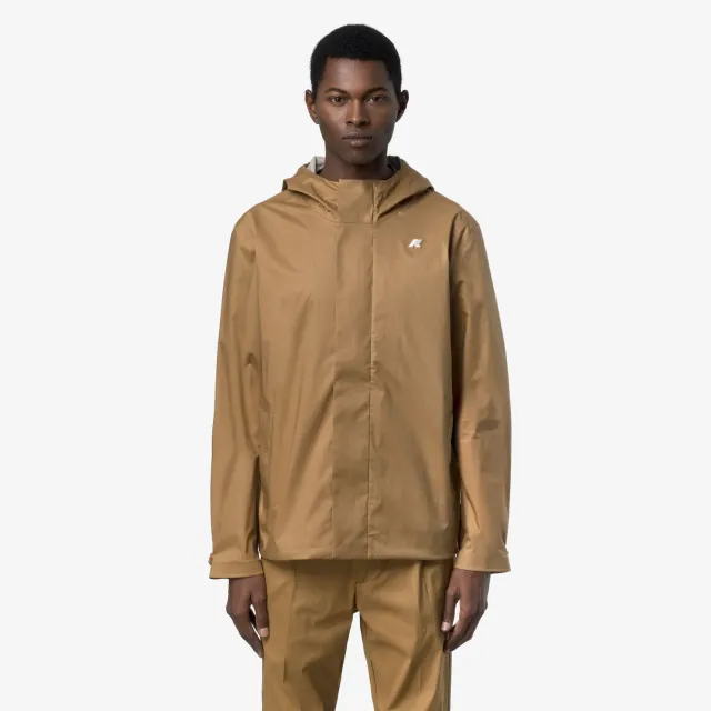 K-Way Jacko Cotton 3Layers geaca maro bistre impermeabila