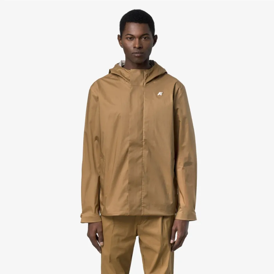 K-Way Jacko Cotton 3Layers geaca maro bistre impermeabila