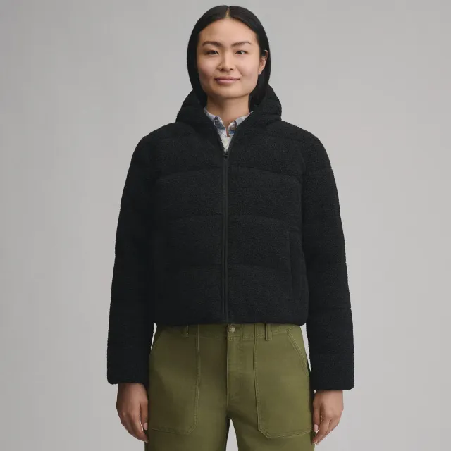 Eddie Bauer Plush Puff geaca dama neagra iarna