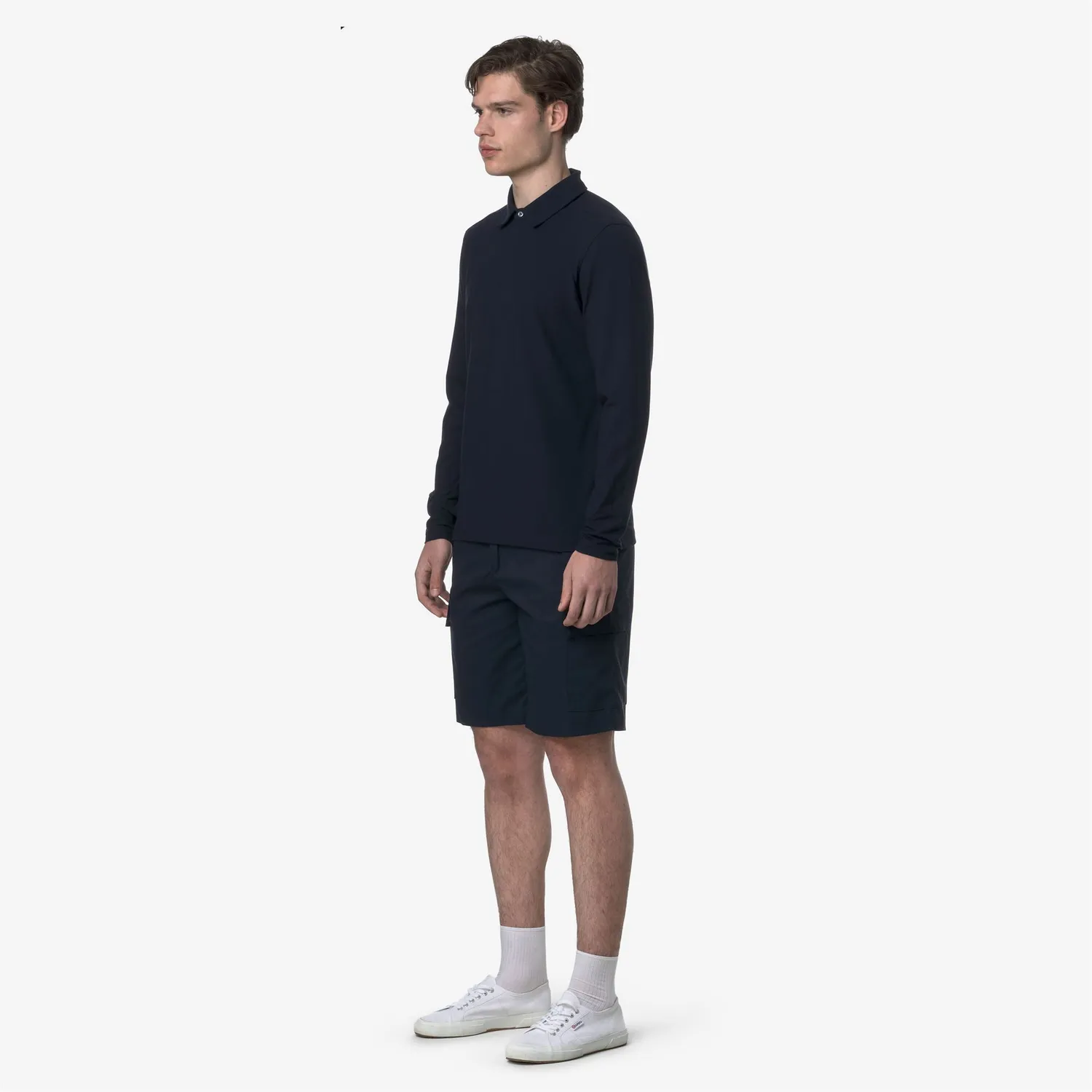 K-Way Serje Twill Tech bermude cargo blue depth