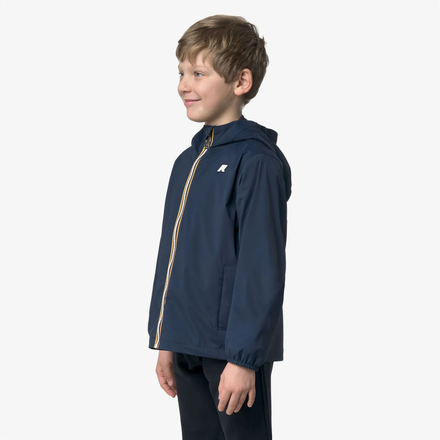 K-Way Jack Stretch Nylon Jersey geaca baieti albastru impermeabila