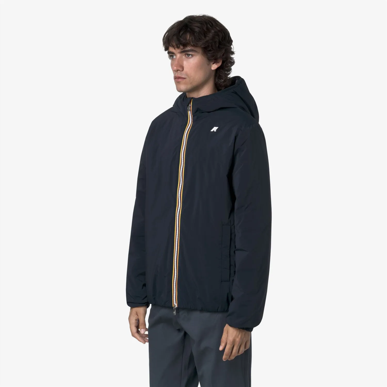 K-Way Jack Plain Warm geaca barbati albastru depth scurta