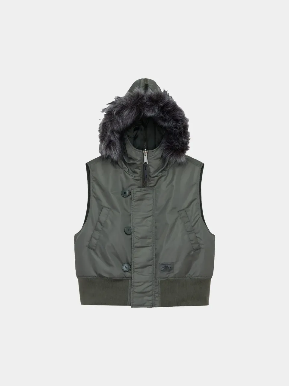 Alpha Industries N-2B Vest vesta dama Field Gray calduroasa