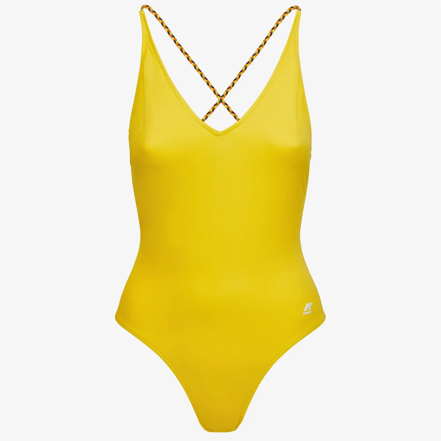 K-Way Crosel costum baie dama galben intreg