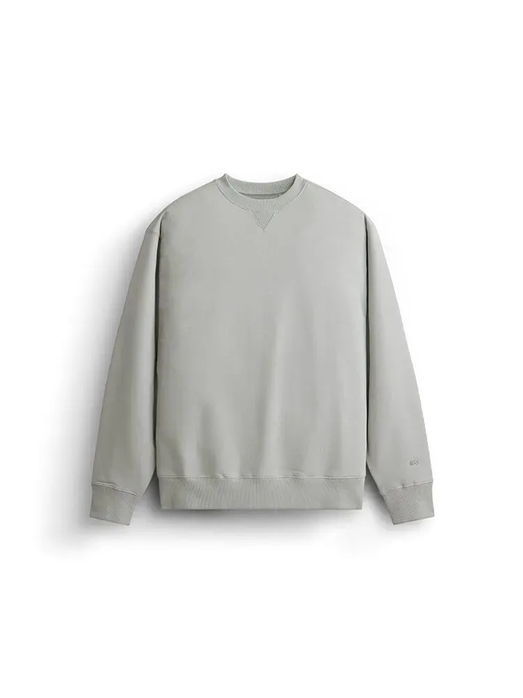 Alpha Industries Essential French Terry Crewneck Gen II bluză gri deschis ușoară