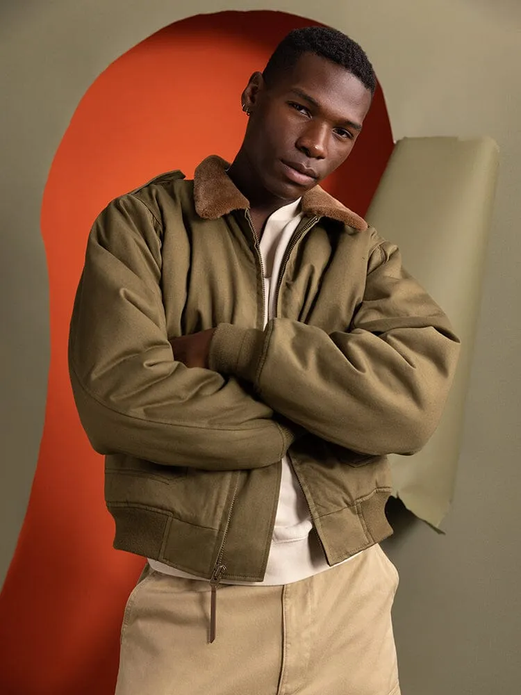 Alpha Industries 1940s B-10 geaca bomber oliv