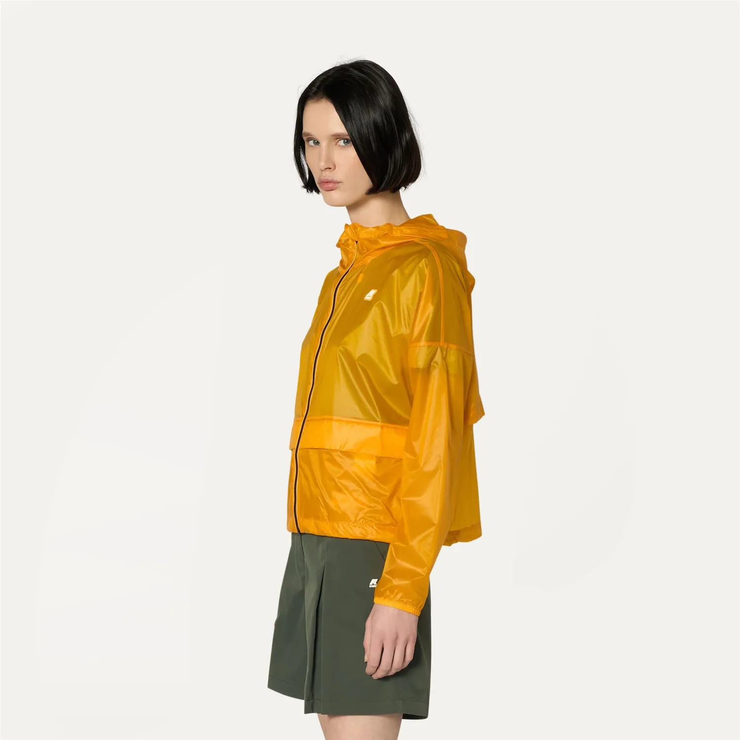 K-Way Ophel Light Micro Ripstop geaca dama galben impermeabila