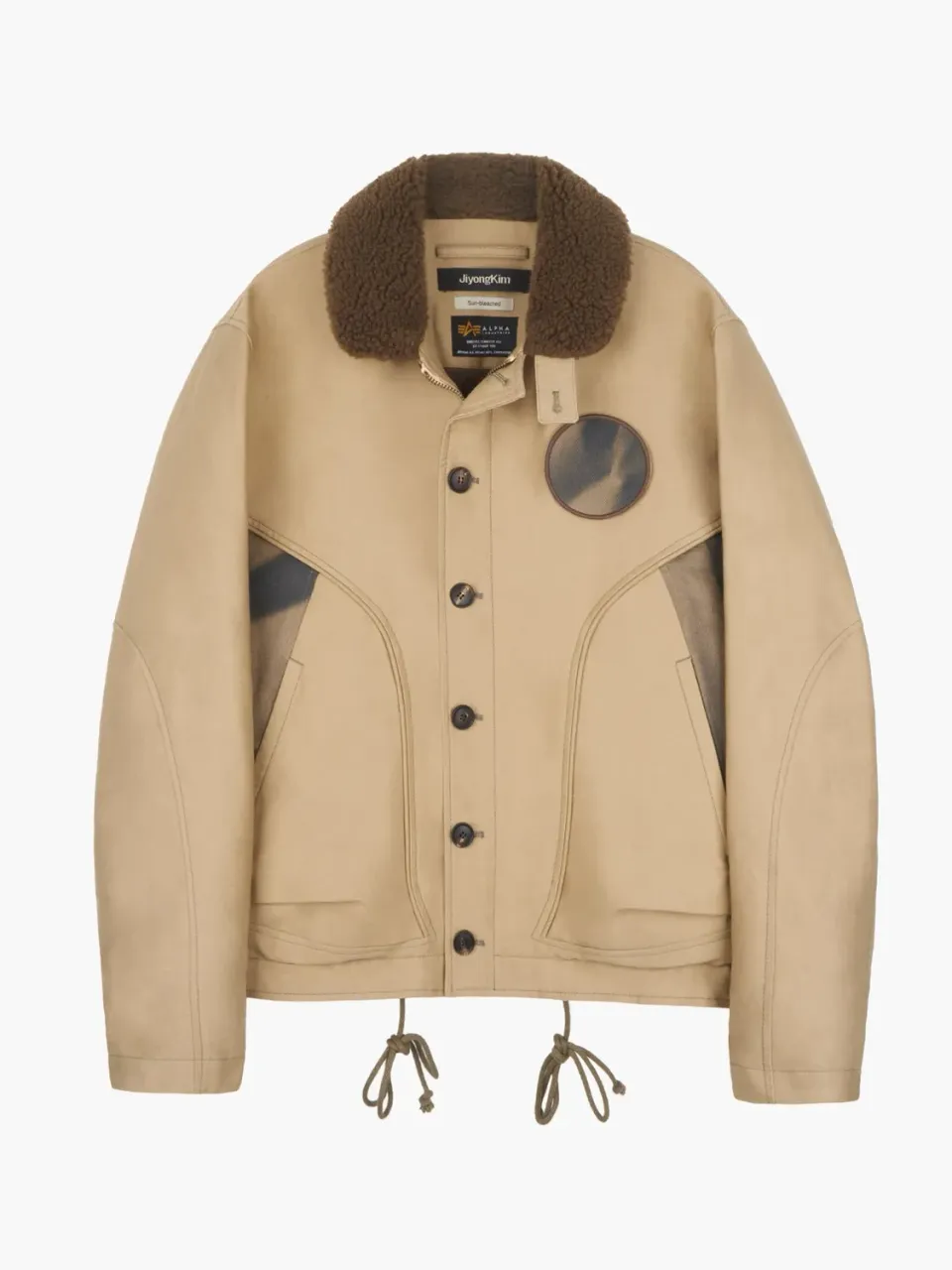 Alpha Industries Jiyongkim Deck geaca verde groasă călduros