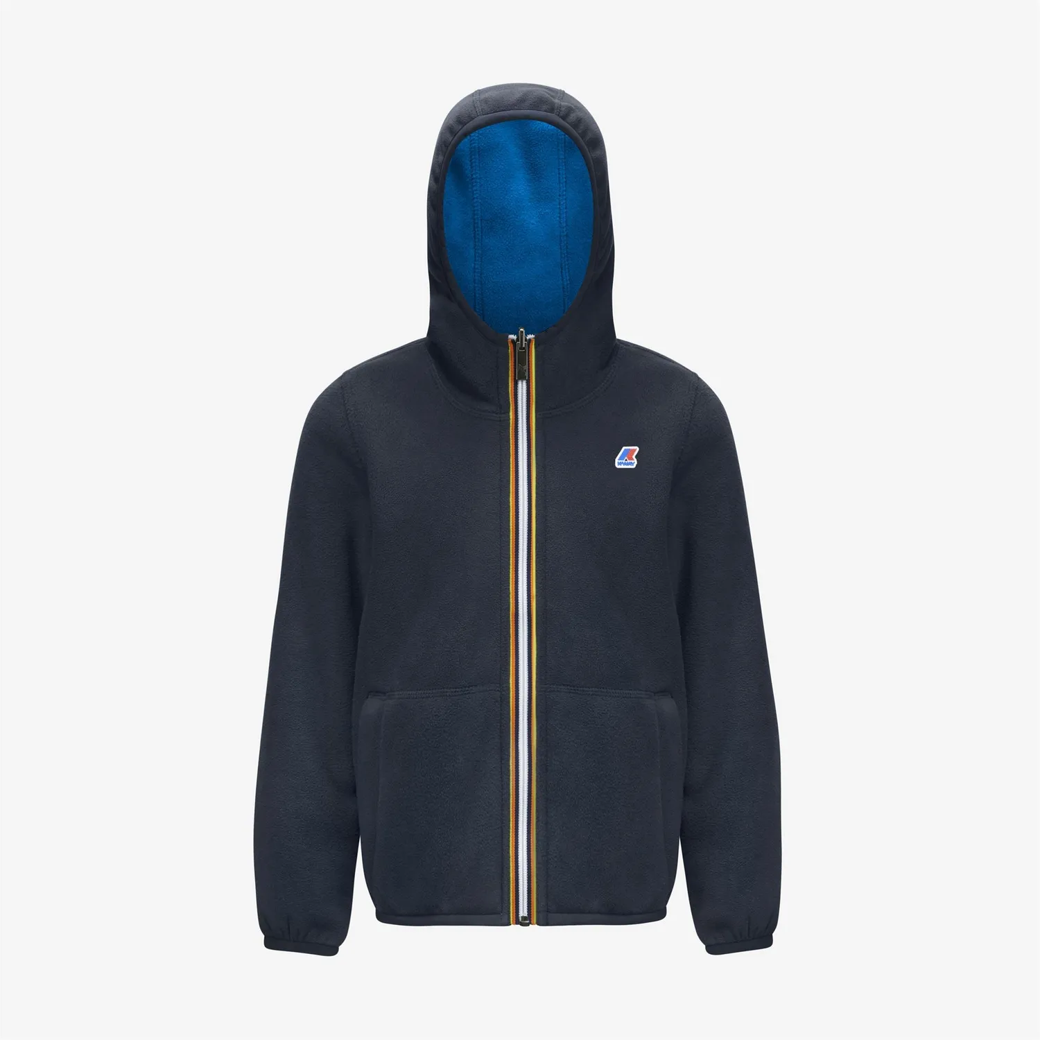 K-Way Jacques Polar Double geaca baieti albastru reversibila