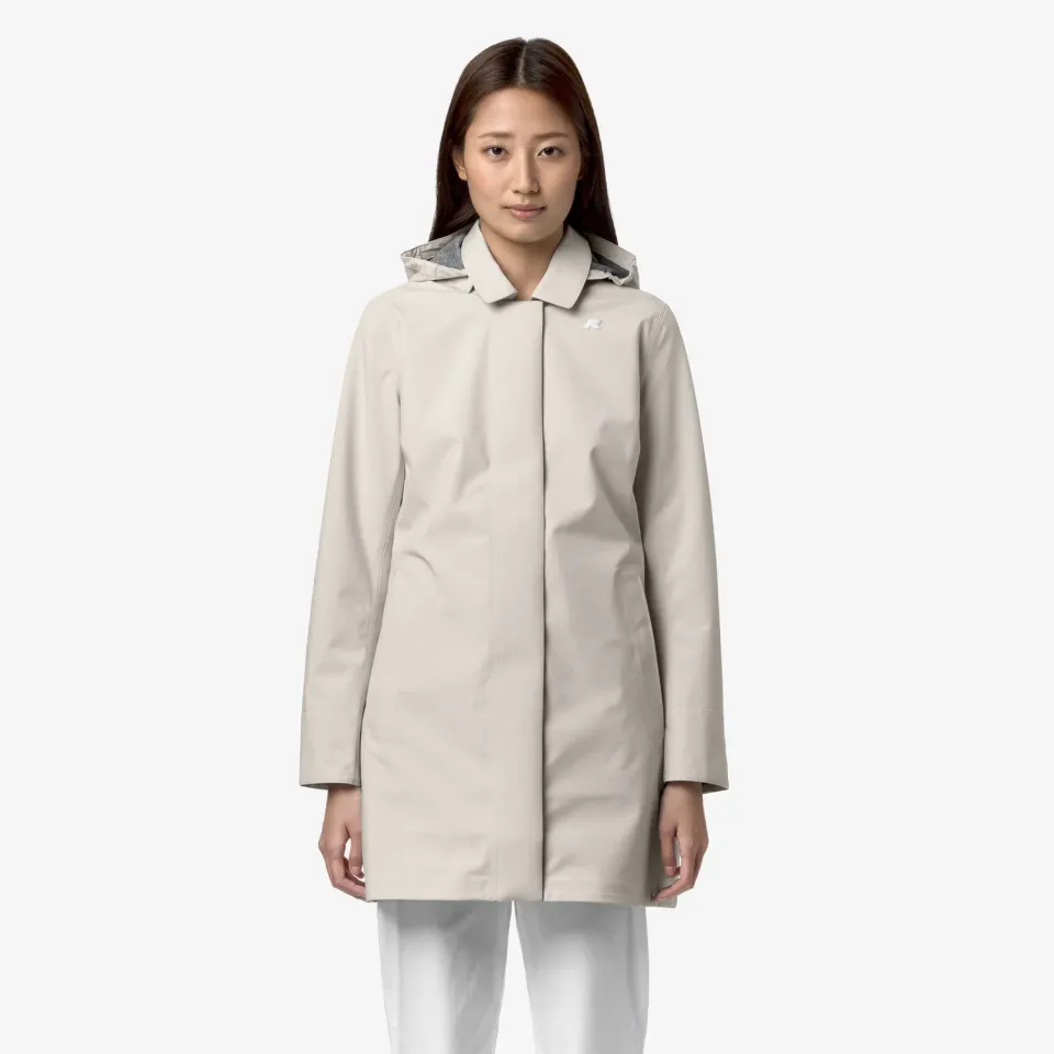 K-Way Mathy Bonded Jersey trenci dama bej mid