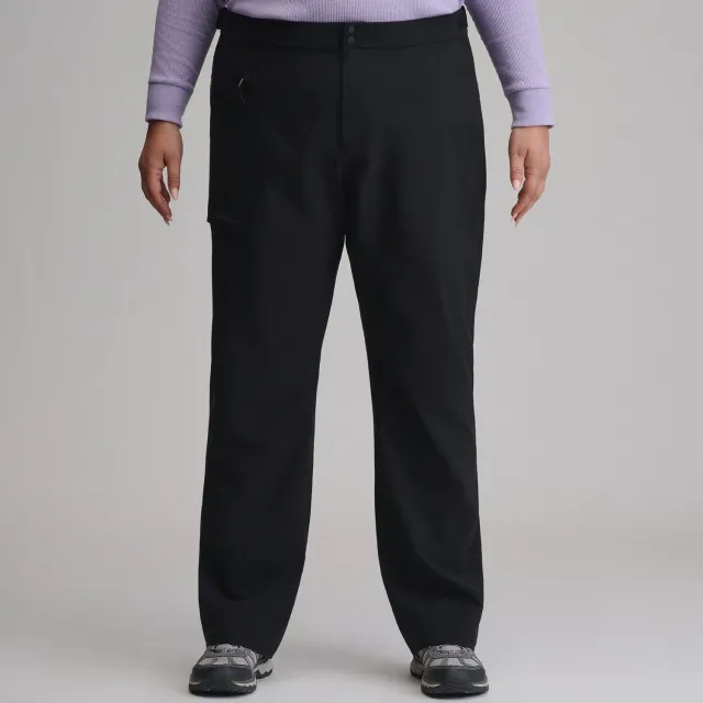 Eddie Bauer Cloud Cap pantaloni de ploaie negri stretch