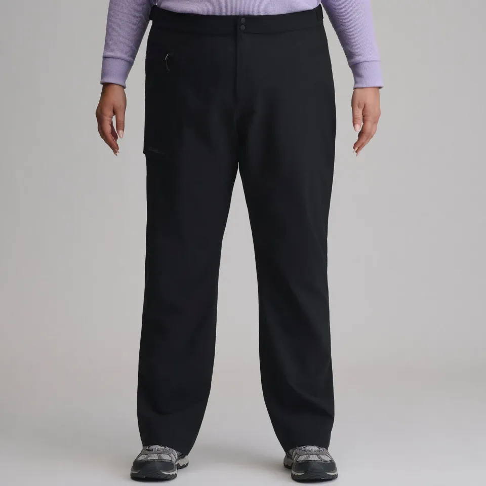 Eddie Bauer Cloud Cap pantaloni de ploaie negri stretch