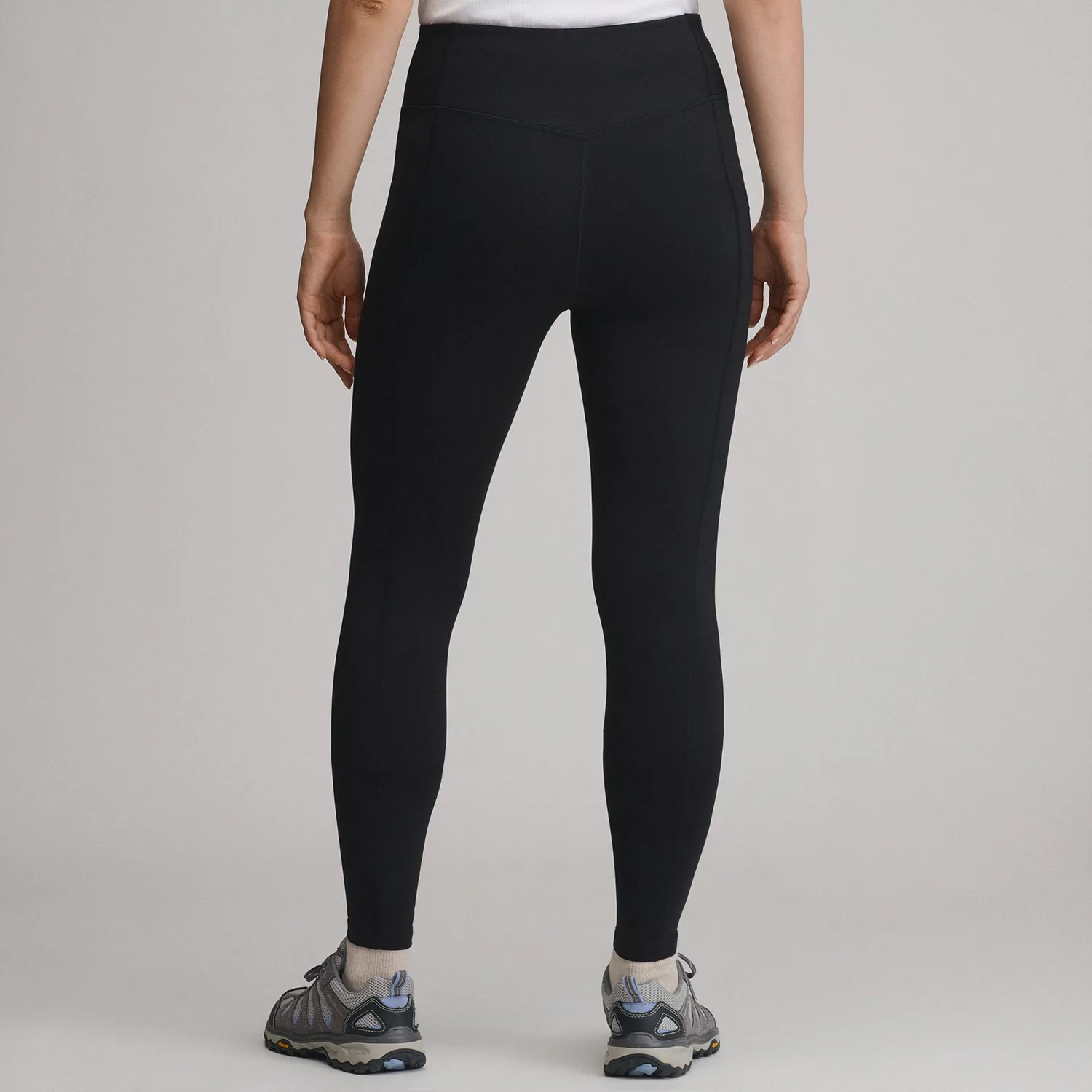 Eddie Bauer Crossover colanți negri talie înaltă fleece