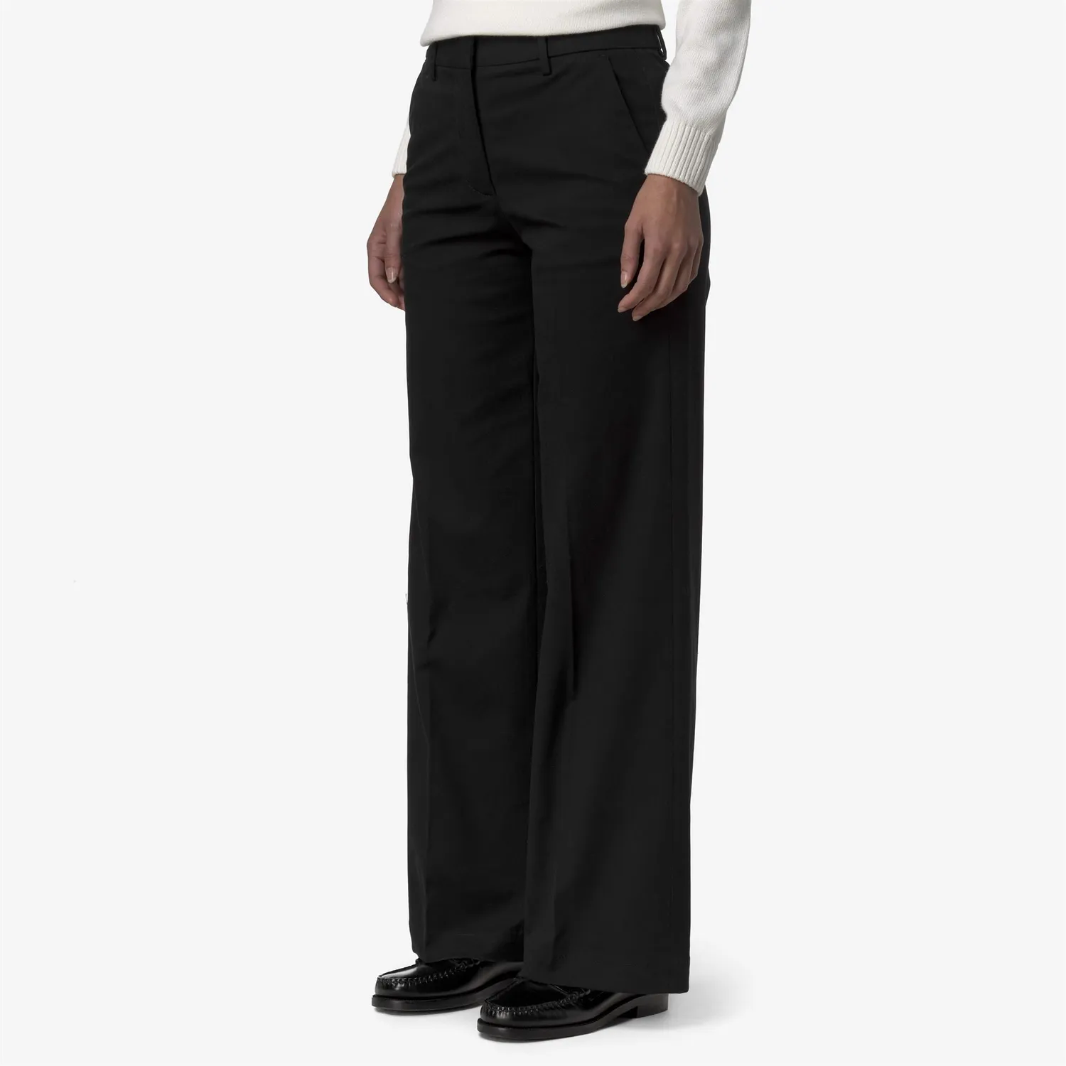 K-Way Tyanne Twill Tech Peach pantaloni dama negri largi