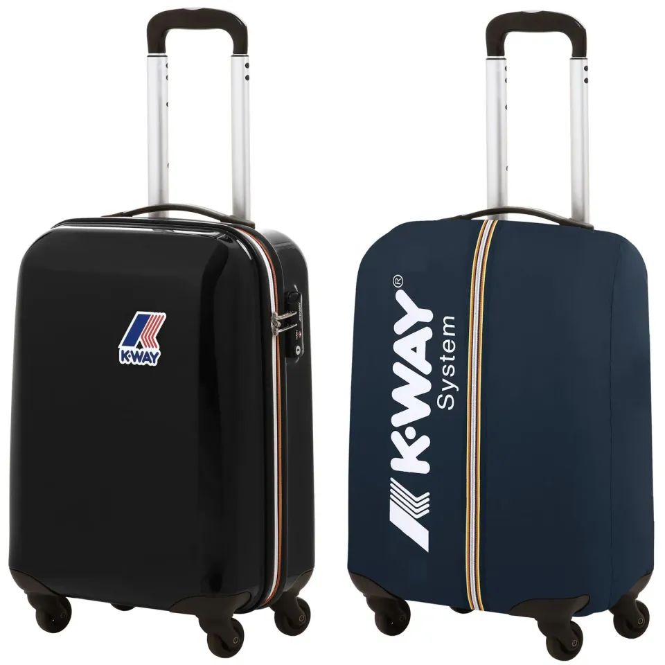 K-Way System Mini Trolley troller cabina negru S