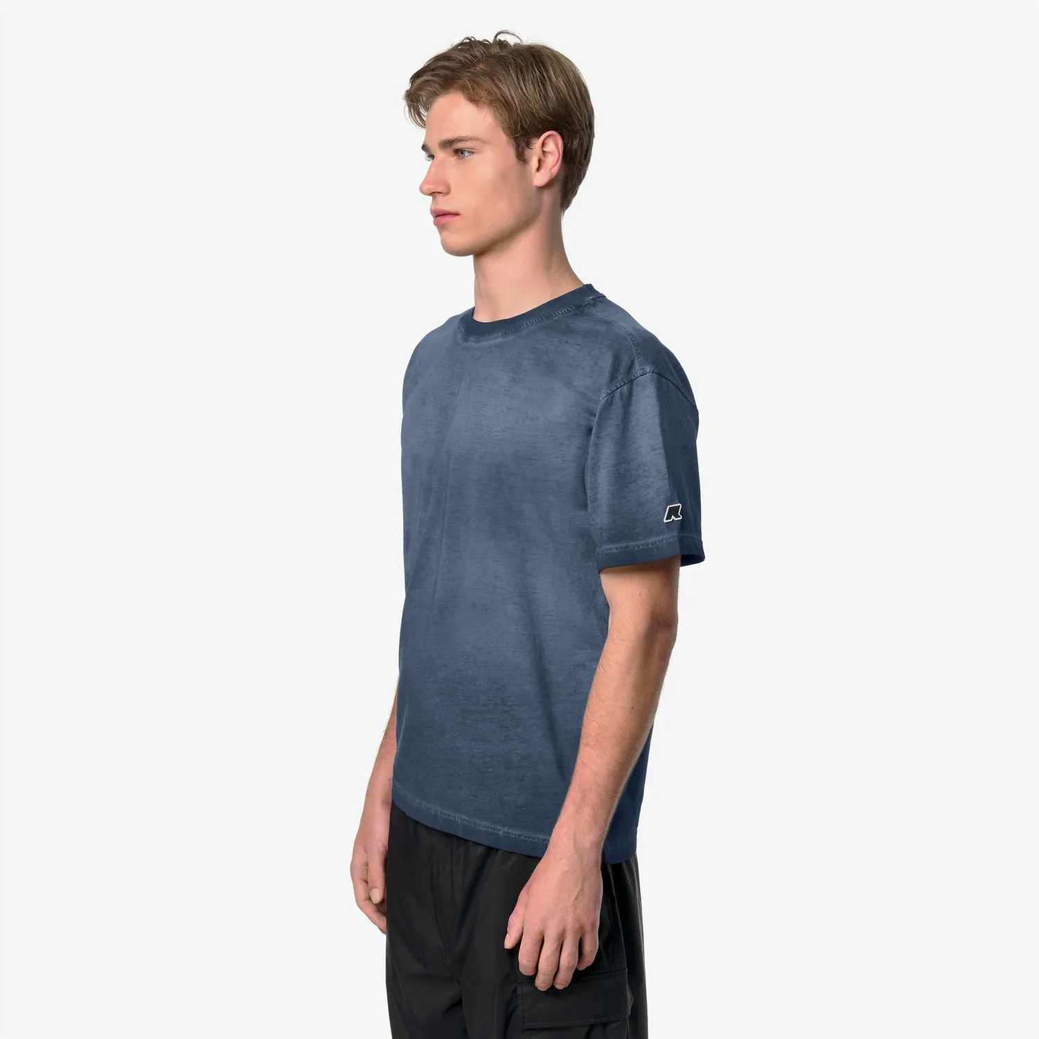 K-Way Leo LF tricou barbati albastru bumbac