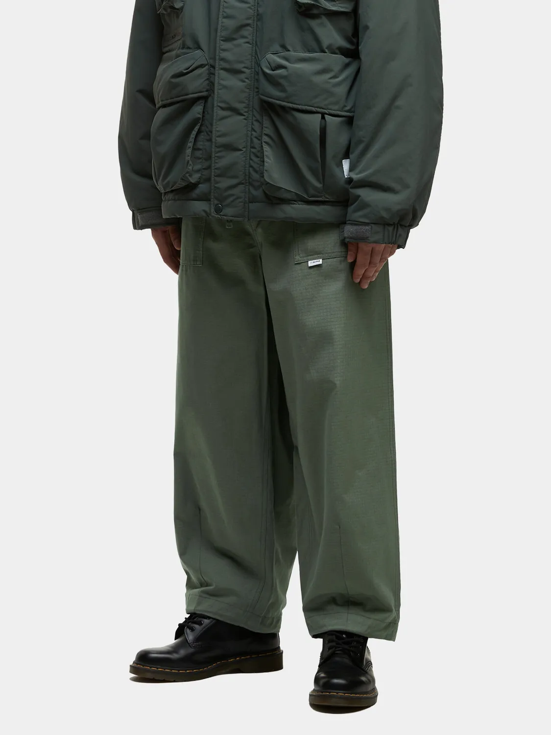 Alpha Industries UNFRM pantaloni ripstop masliniu